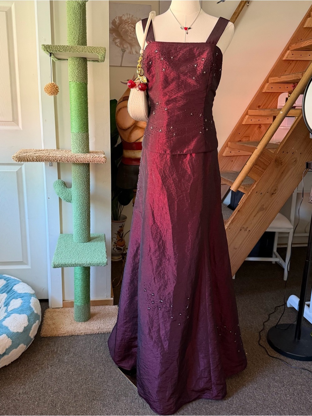 Burgundy Maxi Dress